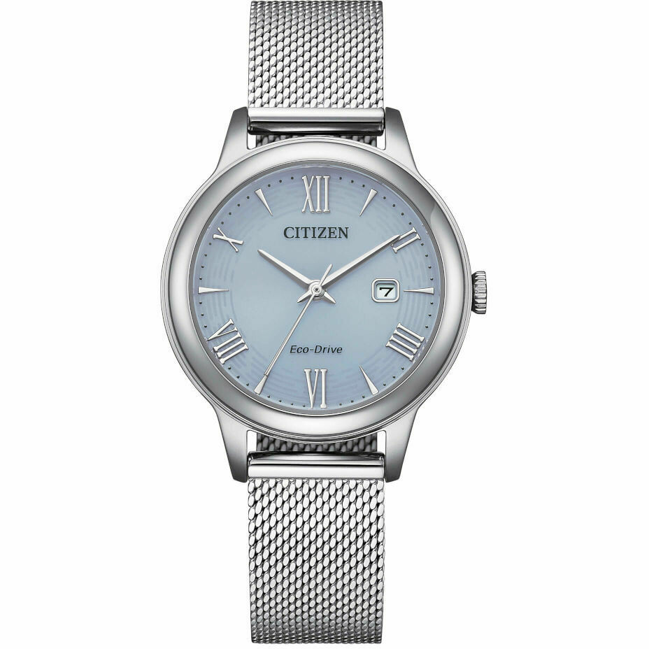 Citizen Lady Ice Blue Watch Milan Mesh