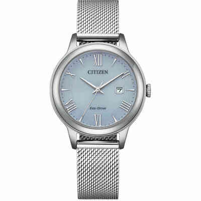 Citizen Lady Ice Blue Watch Milan Mesh Citizen Lady Ice Blue Watch Milan Mesh