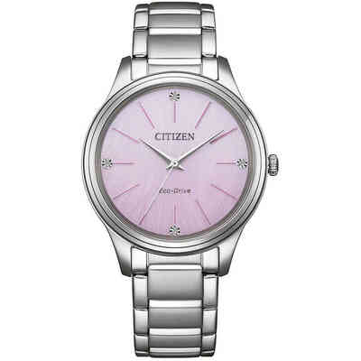 Citizen Lady Watch in Pink Steel
