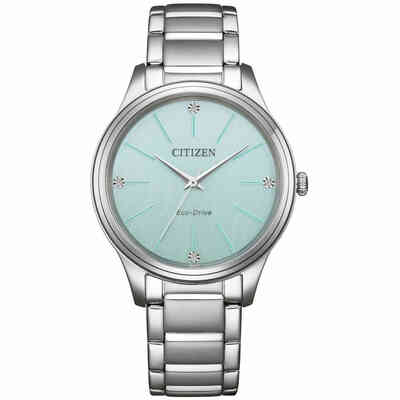 Citizen Lady Watch in Turquoise Steel