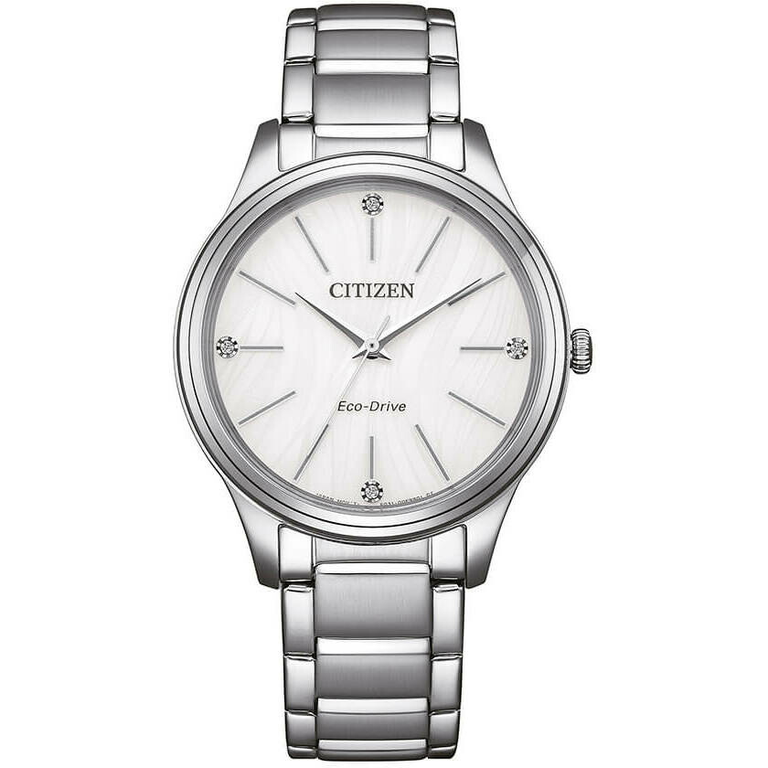 Citizen Lady Watch in White Steel