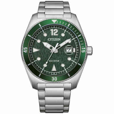 Citizen Marine EcoDrive Green Watch