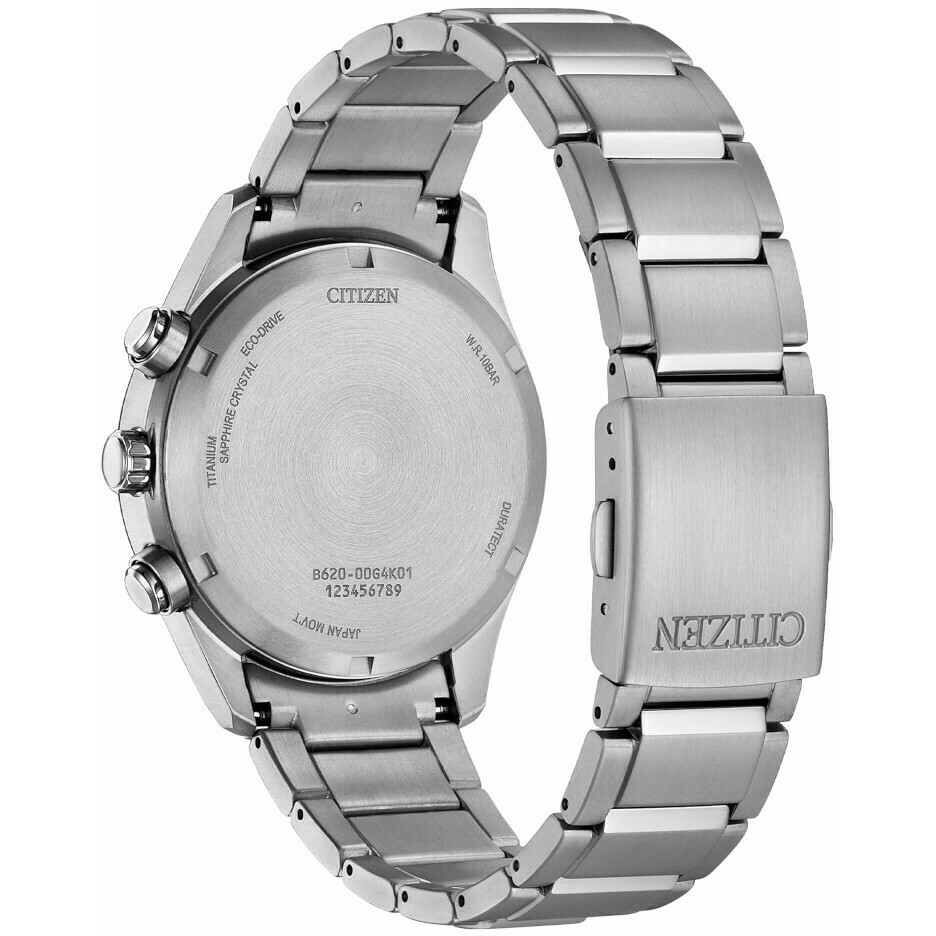 Citizen Super Titanium Chronograph Black Watch