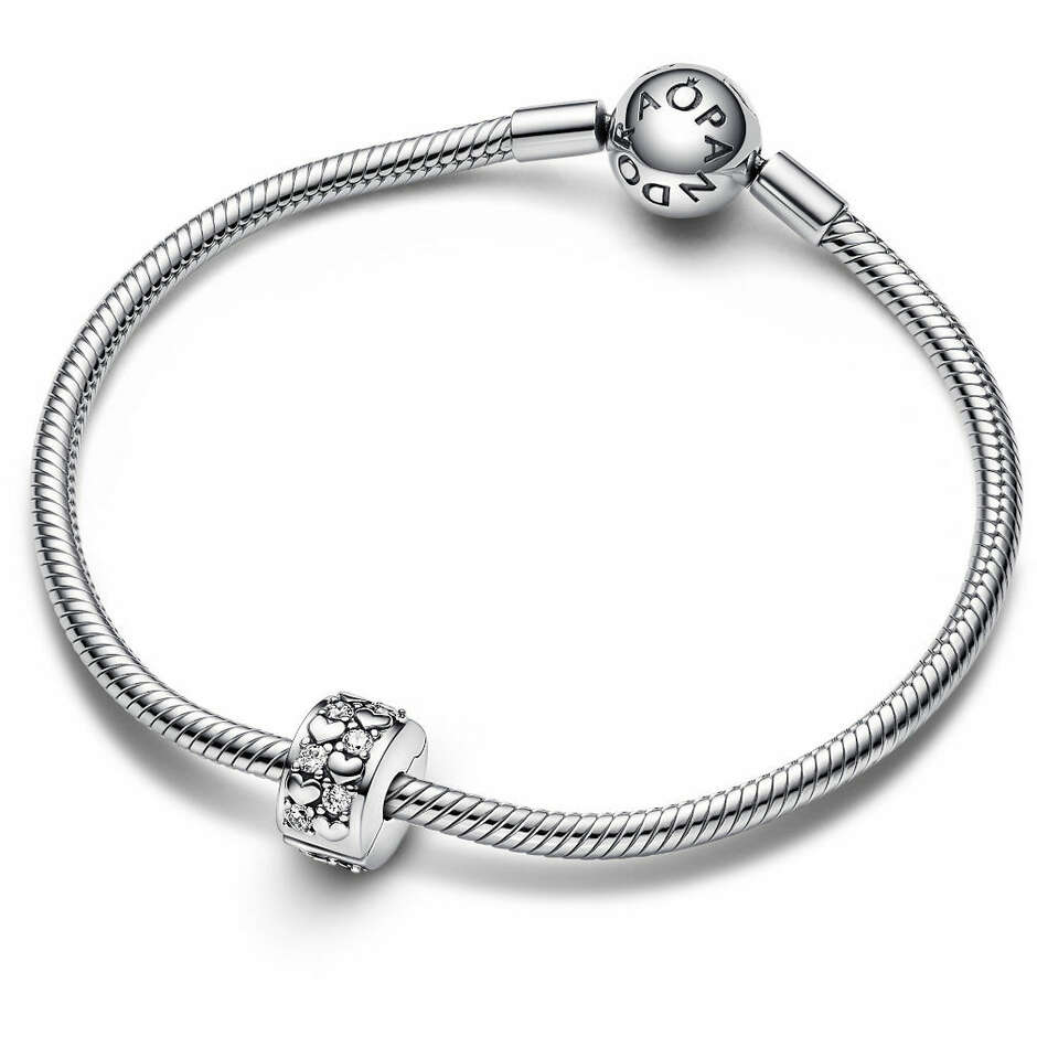 Clip Pandora Cuori e Pietre