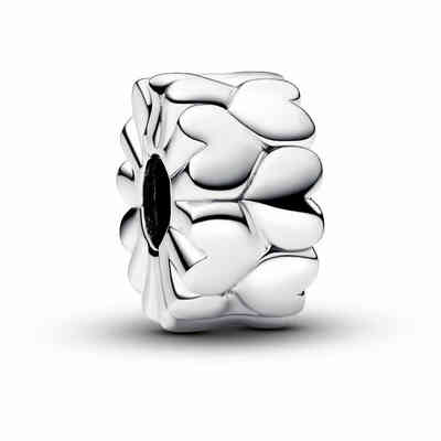 Clip Pandora Cuori in Rilievo Clip Pandora Cuori in Rilievo