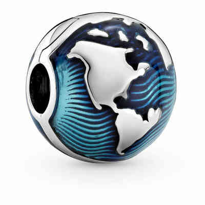 Clip Pandora Globo Blu Clip Pandora Globo Blu