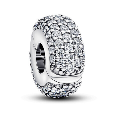 Clip Pandora Pavè Fascia Tripla