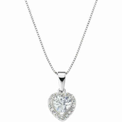 Collana Amen Cuore Bianco grande Collana Amen Cuore Bianco grande
