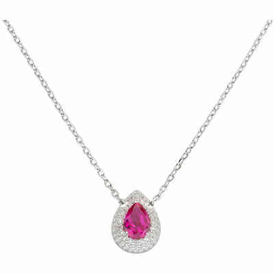 Collana Amen in argento con pendente a goccia e zirconi Collana Amen in argento con pendente a goccia e zirconi