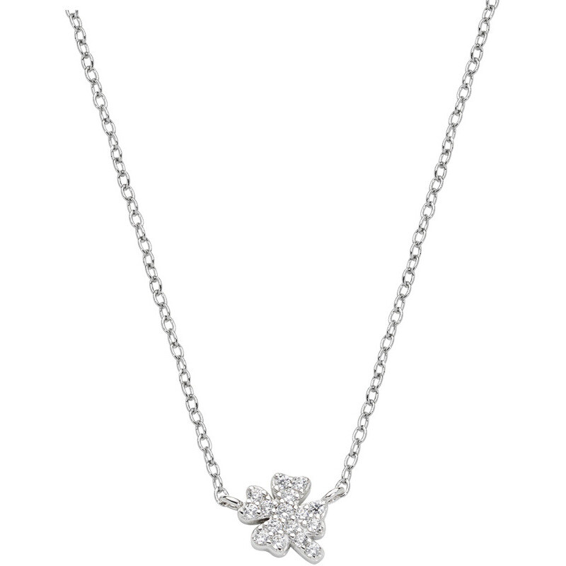 Collana Amen Quadrifoglio in argento