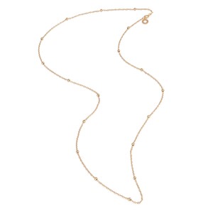 Collana Chanecler con sferette cm 80 in oro giallo
