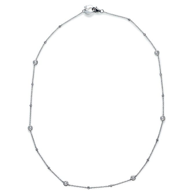Collana Chantelcer Capri oro bianco e diamanti