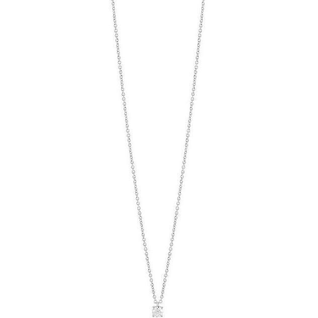 Collana da Donna In Oro Bianco e Diamante Salvini punto luce