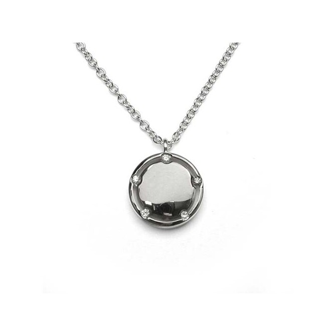 Collana Damiani D.Side in oro bianco e brillanti