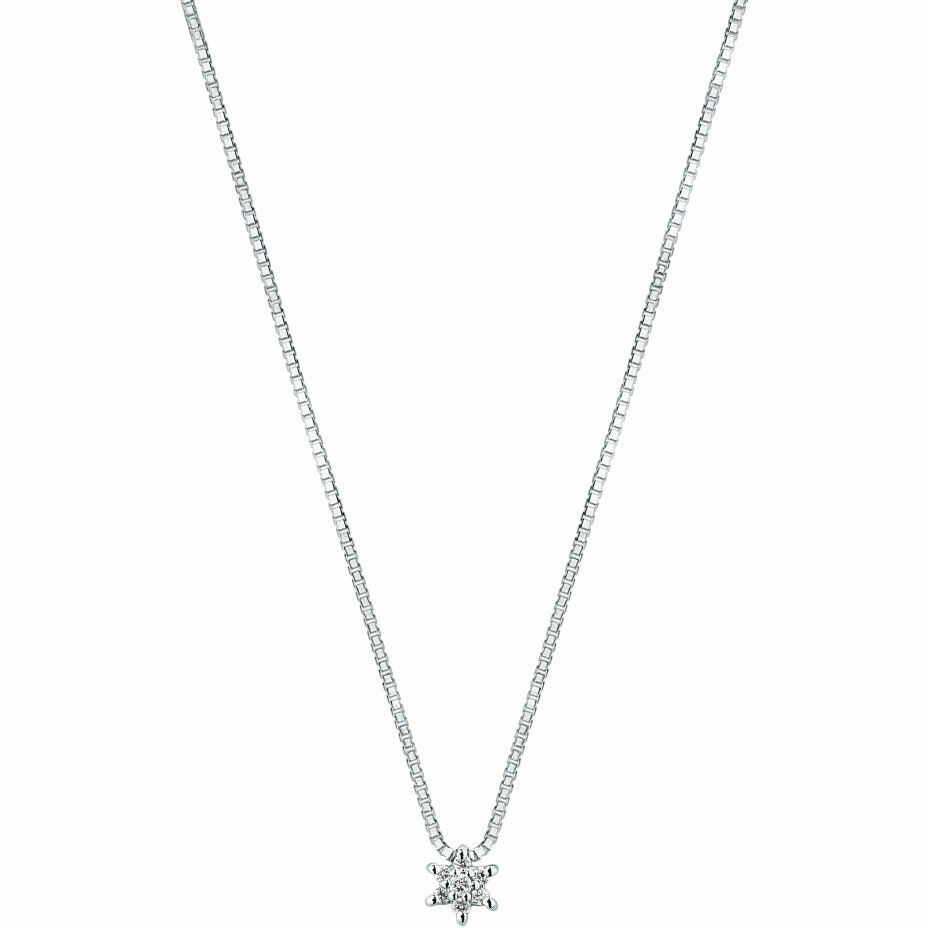 Collana fiore Mirco Visconti in oro bianco e diamanti