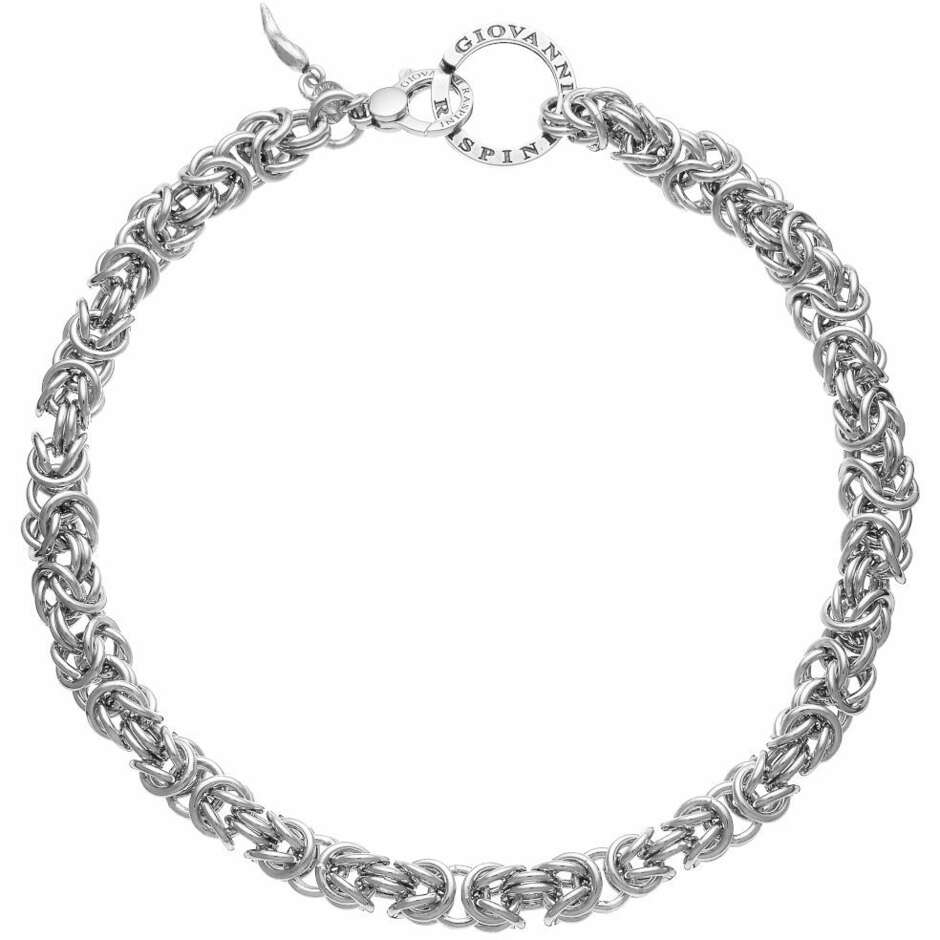 Collana Giovanni Raspini in argento maglia Bizantina grande