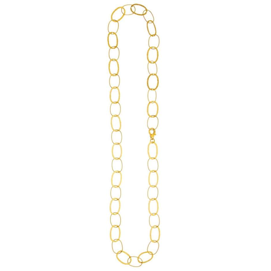 Collana Giovanni Raspini Maglia ovale Dorata