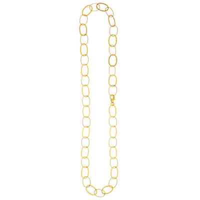 Collana Giovanni Raspini Maglia ovale Dorata Collana Giovanni Raspini Maglia ovale Dorata