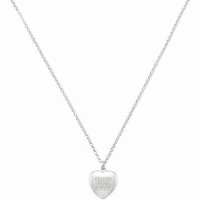 Collana Gucci Blind for Love Cuore in argento Collana Gucci Blind for Love Cuore in argento