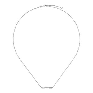 Collana Gucci Link to Love in oro bianco con diamanti Collana Gucci Link to Love in oro bianco con diamanti