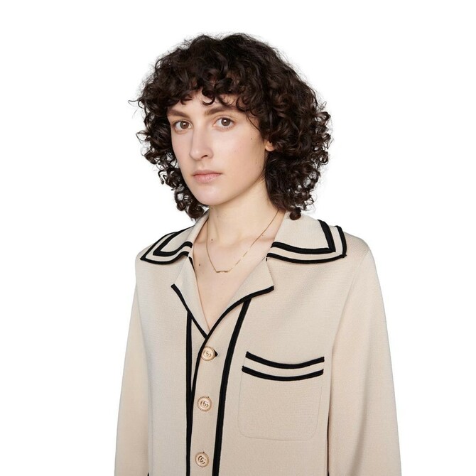 Collana Gucci Link to Love in oro giallo con barretta Gucci