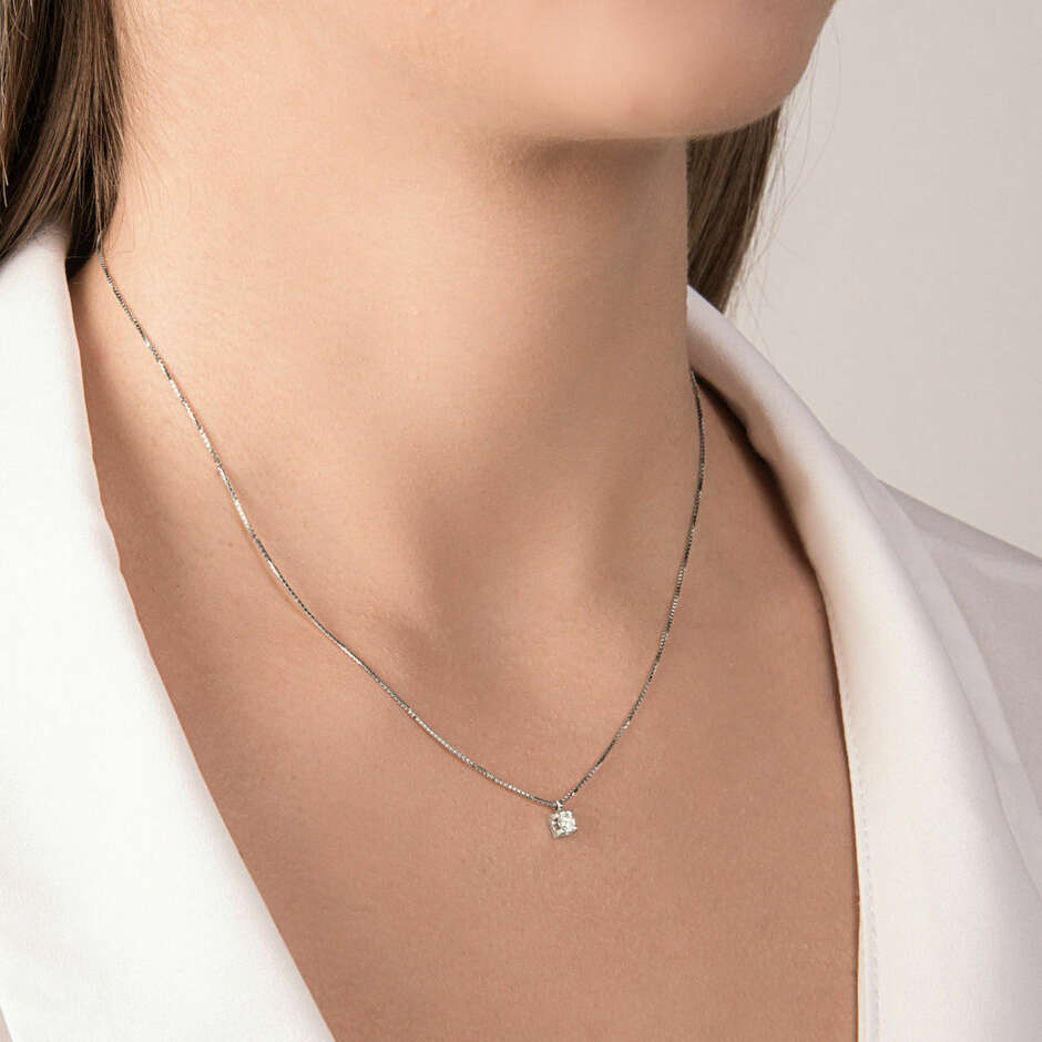 Collana Mirco Visconti in oro bianco e diamanti