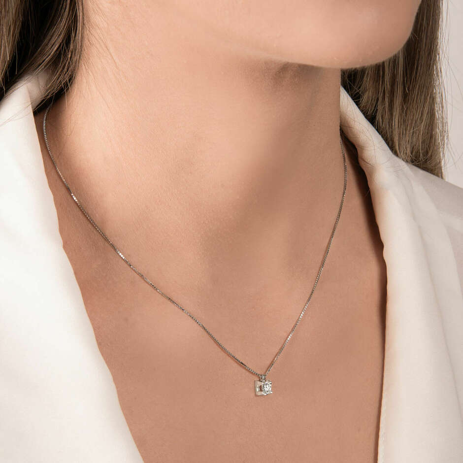 Collana Mirco Visconti Punto luce con brillante