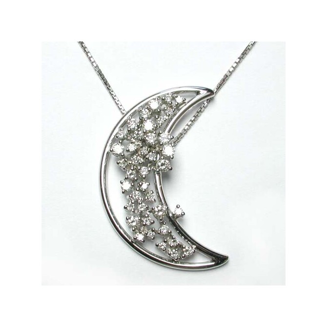Collana Notte di San Lorenzo Damiani in oro bianco e brillanti