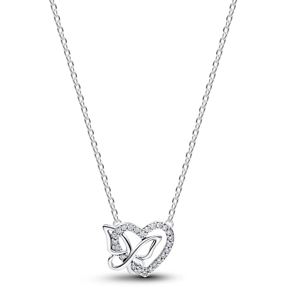 Collana Pandora Cuore e Farfalla