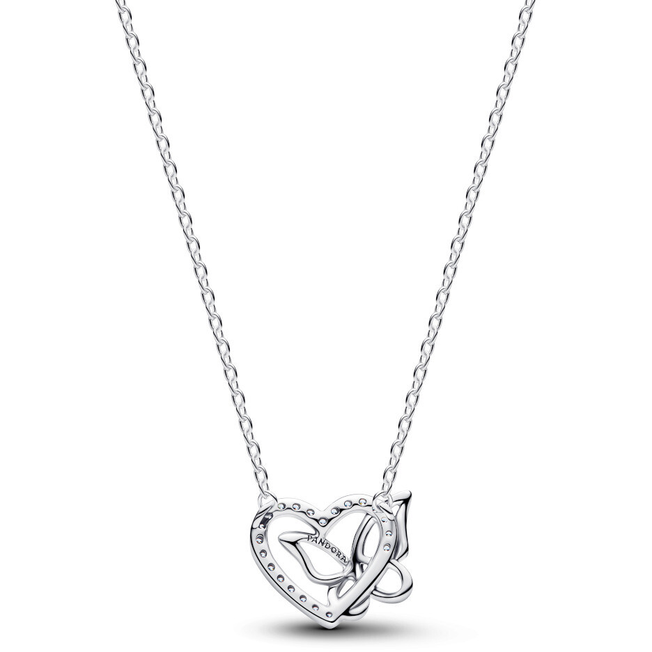 Collana Pandora Cuore e Farfalla