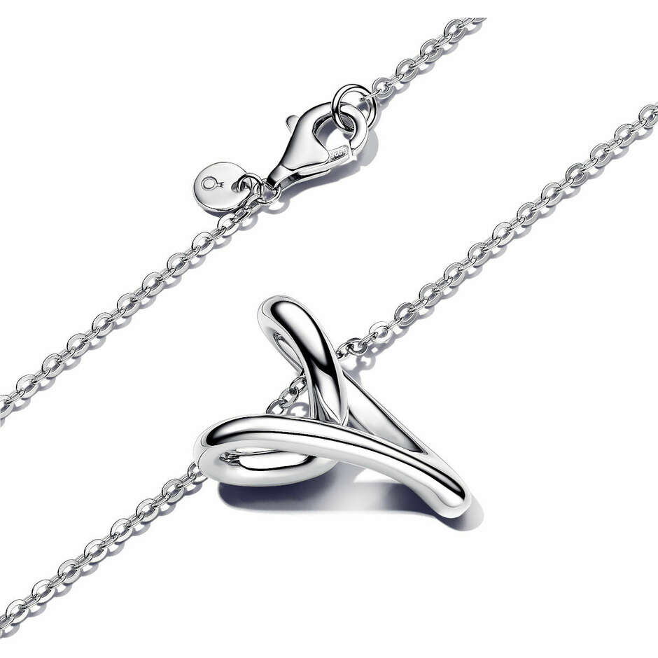 Collana Pandora Cuore Linea Sinuosa