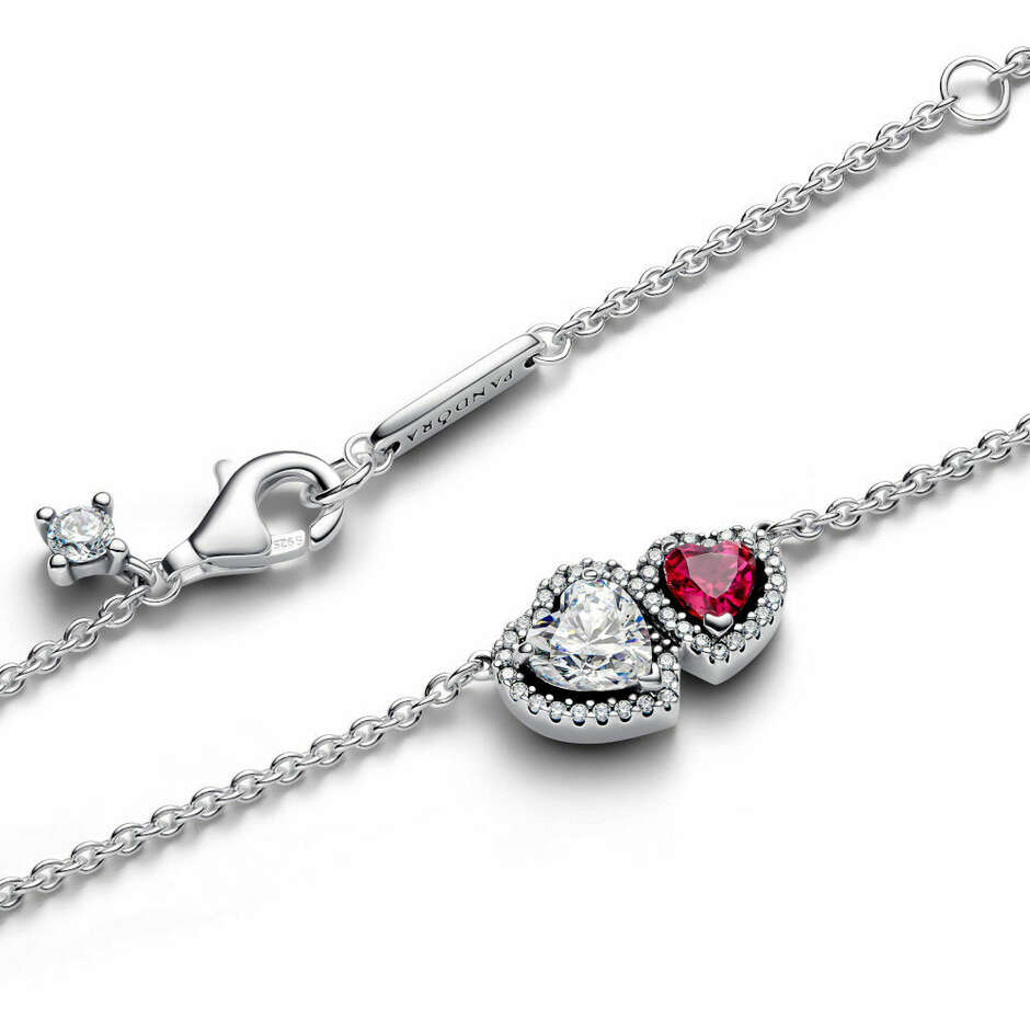Collana Pandora Doppi Cuori