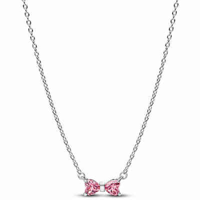 Collana Pandora Fiocco Luminoso Rosa Collana Pandora Fiocco Luminoso Rosa