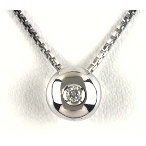 Collana Punto luce Damiani in oro bianco e diamante Collana Punto luce Damiani in oro bianco e diamante