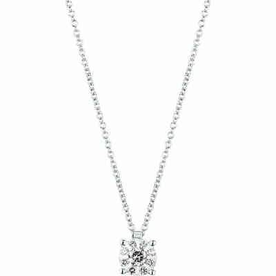 Collana punto luce Mirco Visconti in oro bianco e diamanti