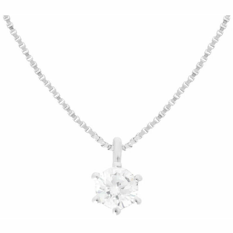 Collana Punto Luce Stroili in oro bianco e cubic zirconia mm