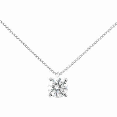 Collana punto luce Stroili in oro bianco e zircone Collana punto luce Stroili in oro bianco e zircone
