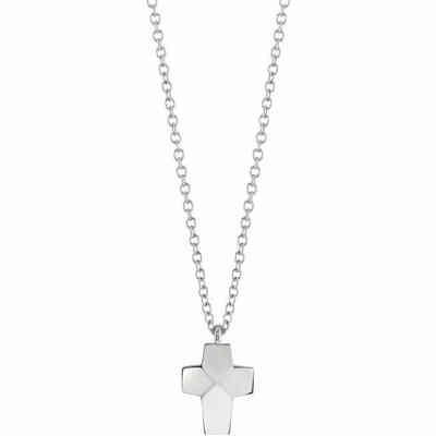 Collana Salvini Croce Rock piccola in oro bianco Collana Salvini Croce Rock piccola in oro bianco