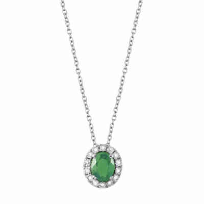 Collana Salvini Croce Oro Bianco 18kt Brillanti 0.28 ct