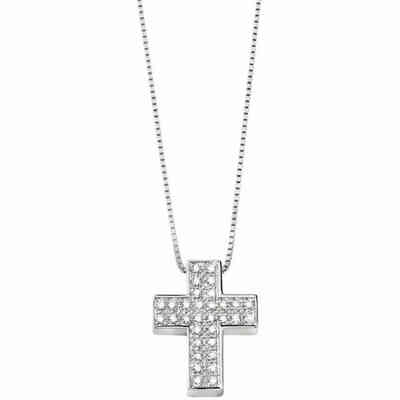 Collana Salvini I Segni Croce grande con diamanti Collana Salvini I Segni Croce grande con diamanti