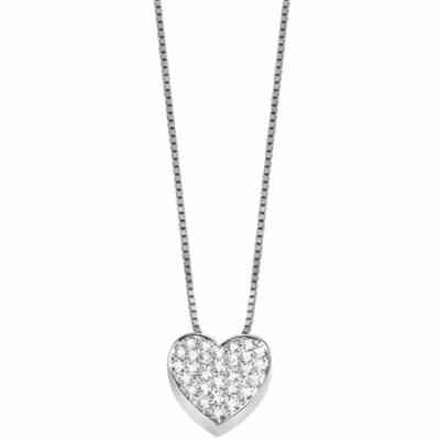 Collana Salvini I Segni Cuore grande con diamanti Collana Salvini I Segni Cuore grande con diamanti