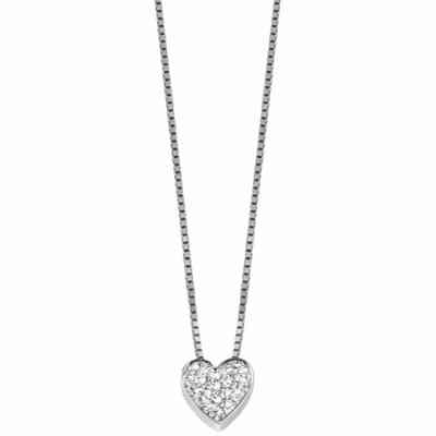 Collana Salvini I Segni Cuore piccolo con diamanti Collana Salvini I Segni Cuore piccolo con diamanti