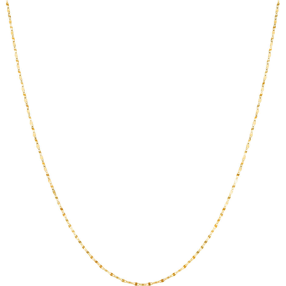 Collana Stoili in Poeme in oro giallo 40 cm