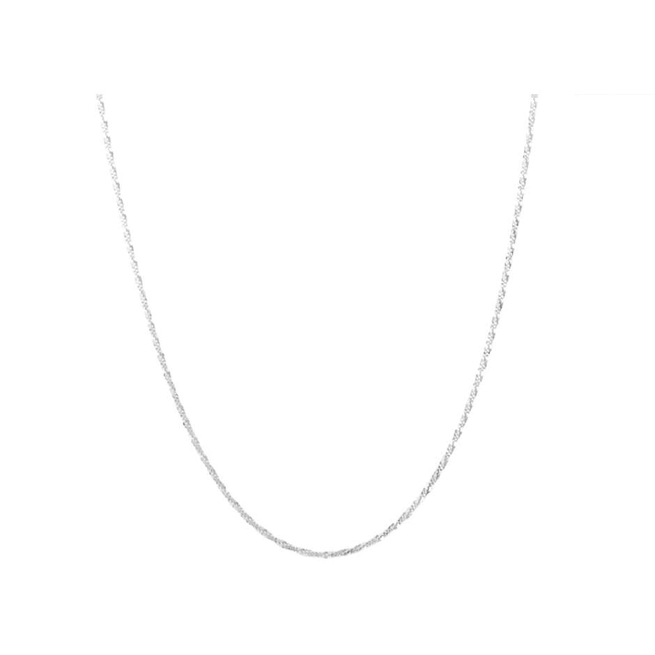 Collana Stroili in oro bianco 42 cm