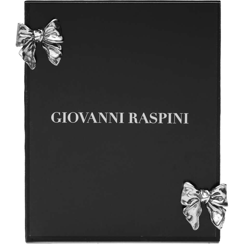 Cornice Giovanni Raspini Clip Fiocchi In Bronzo Bianco