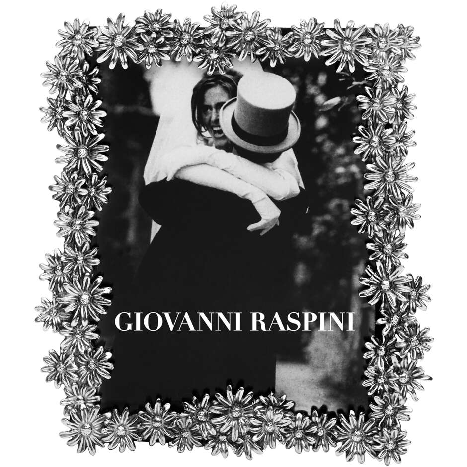 Cornice Giovanni Raspini Margherite in argento