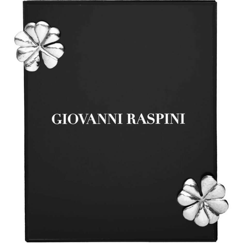 Cornice Raspini clip quadrifogli grande 16x20 cm