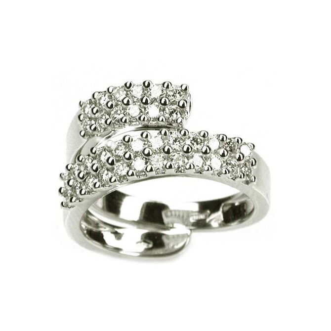 Damiani Armonia ring in white gold and diamonds