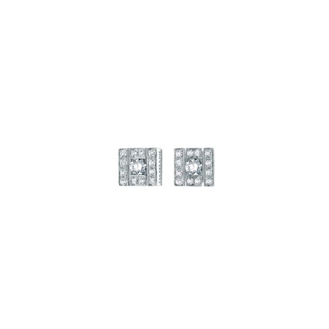 Damiani Belle Epoque earrings in white gold and diamonds