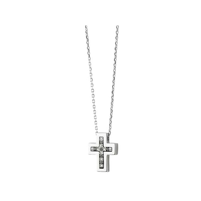Damiani Belle Epoque necklace with black diamonds